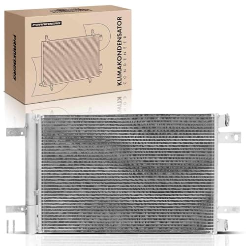 Image of Frankberg AC Condenser with dryer Compatible with DS4 DS7 Combo Grandland X Vivaro Zafira 3008 308 II 5008 II 508 II Expert Partner Rifter Traveller Proace
