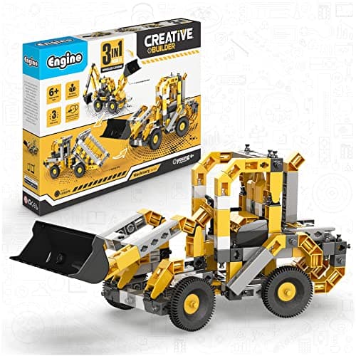Image of Engino Creative Builder Wheeled Loader Machinery Set