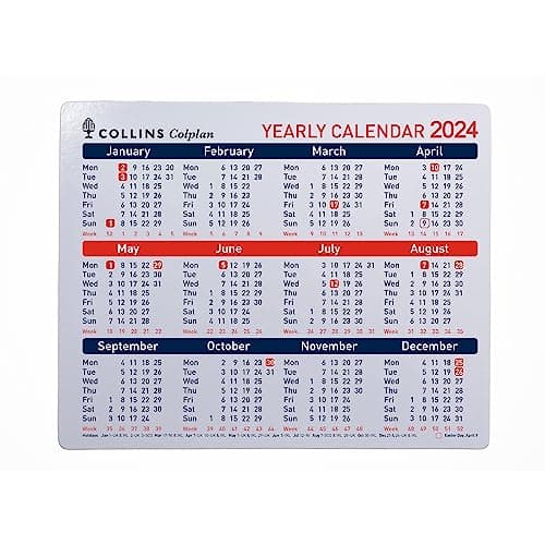 Image of Collins Colplan 2024 Yearly Desk Calendar 210x260mm (CDS1-24)