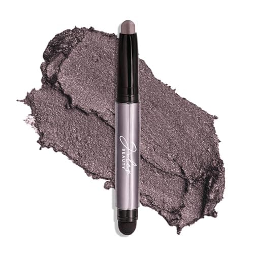 Image of Julep Eyeshadow 101 Crème-to-Powder Eyeshadow Stick (Smoky Amethyst Shimmer) Long-Lasting, Waterproof Eye Shadow - Blendable, Crease-Proof with Built-In Smudger