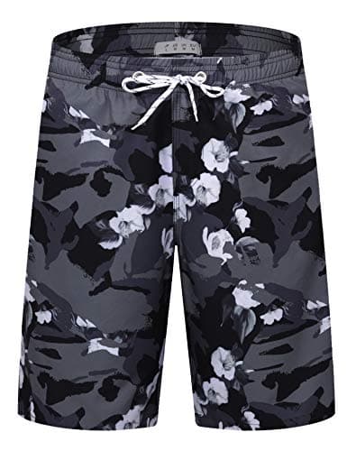 Image of APTRO Men's Swim Trunks Swimming Shorts Board Shorts Quick Dry Beach Shorts Big and Tall Swim Shorts Camo MK118 M