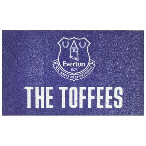 Image of Everton FC Doormat Non Slip Door Mat Rug - Officially Licensed