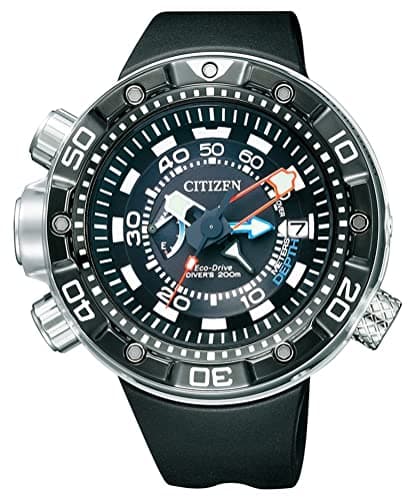 Image of Citizen Men's Analogue Eco-Drive Watch with a Silicone Band Promaster Marine