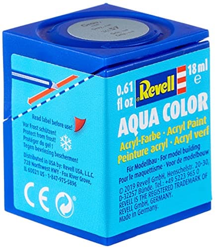 Image of Revell 18ml Aqua Color Acrylic Paint (Grey Mat Finish)