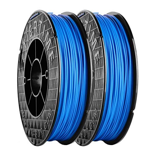 Image of UP Fila Premium ABS 3D Printer Filament, Low Odor, Consistent 1.75mm Diameter,1KG (500g×2 Spools), Blue