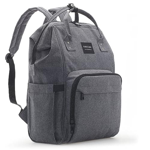 Image of KiddyCare Multipurpose Waterproof Baby Changing Backpack | Unisex, Stylish Maternity Bag - Dark Gray