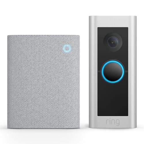 Image of Ring Wired Video Doorbell Pro + Chime (3rd Gen) | Doorbell camera, 1536p HD Video, Head to Toe Video, 3D Motion Detection, Hardwired | 30-day free trial of Ring Home