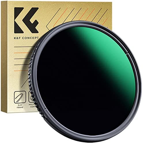 Image of K&F CONCEPT 77mm Variable ND3- ND1000 Filters Adjustable 10 Stop ND Neutral Density Filters for DSLR Camera Lens (Nano-D Series)