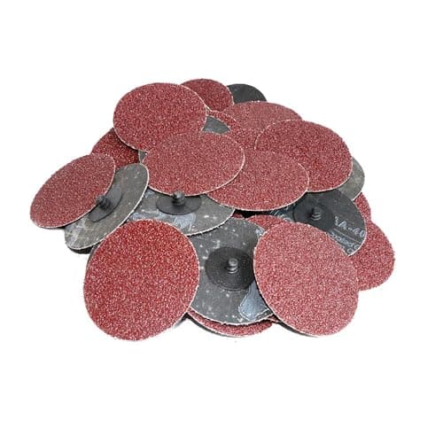 Image of MiJunHD 25Pcs 3inch 75mm Quick Change Sanding Discs, 320Grit Sandpaper Grinding Disc for Surface Finish Grind Polish Burr Rust Paint Removal