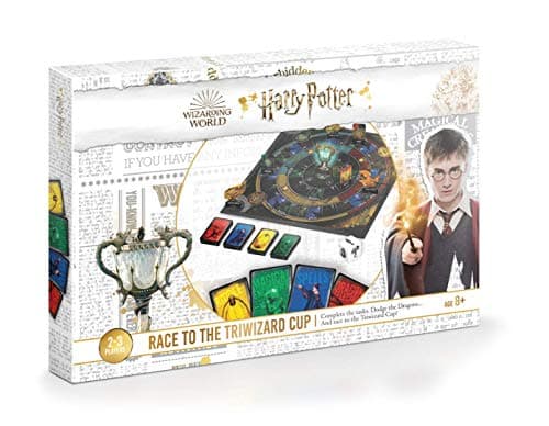 Image of Cartamundi Harry Potter - Race to the Triwizard Cup Game, Calling All Harry Potter Super-Fans Ideal For 2 to 3 Players, Great Gift For Kids Aged 8+