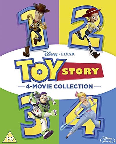 Image of Disney & Pixar's Toy Story 1-4 Boxset [Blu-ray] [2019] [Region Free]