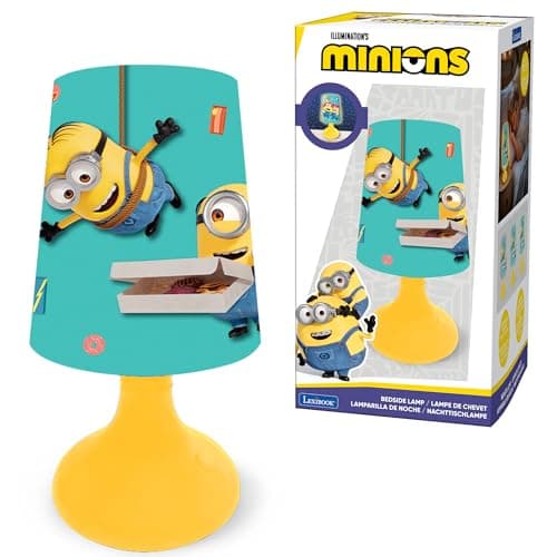 Image of LEXIBOOK, Despicable Me, mini bedside lamp and wireless nightlight, Blue/yellow, MLT10DES