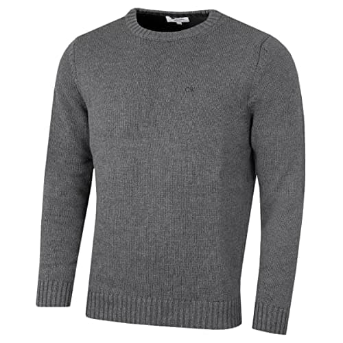 Image of Calvin Klein Mens Campus Crew Neck Sweater - Grey Marl - M