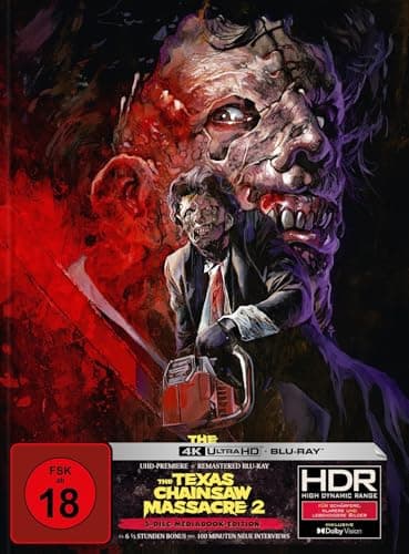 Image of The Texas Chainsaw Massacre 2 - Mediabook - Cover A (4K Ultra HD+Blu-ray+Bonus-Blu-ray)