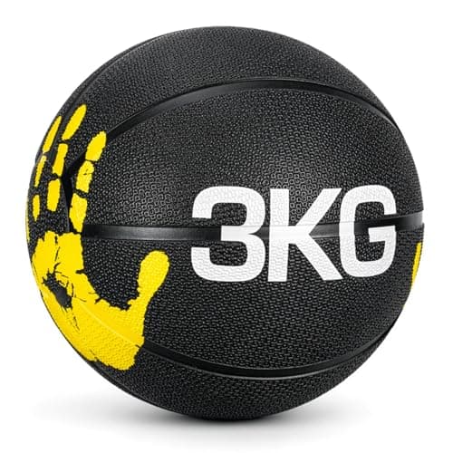 Image of YORKING Durable Rubber Medicine Ball for Fitness Training, Strength & Core Workout Ball for Home and Gym Use (3KG)