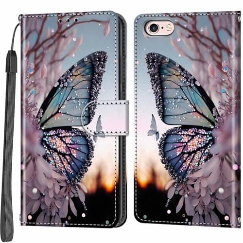 Image of Salanheo Wallet Case for iPhone 6 / iPhone 6s, Card Slots Magnetic Closure Phone Case Compatible for iPhone 6 / 6s iPhone 6 / iPhone 6s
