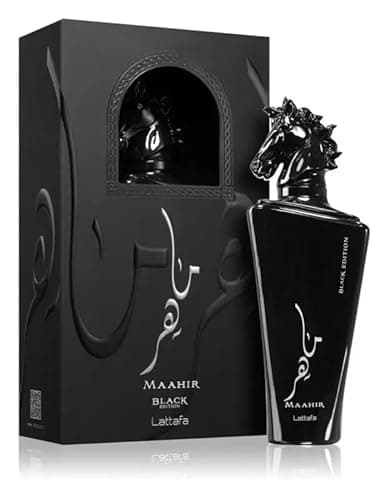 Image of Maahir Black Edition Eau De Parfum 100ml – A Bold & Sophisticated Unisex Fragrance with Spicy & Woody Notes