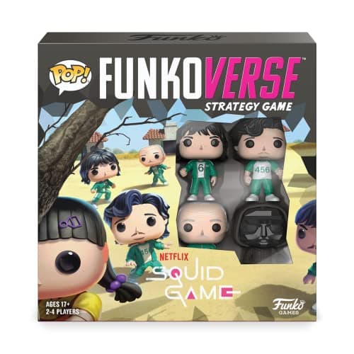 Image of Funko Games Funko - Funkoverse: Squid Game 4-pack - Light Strategy Board Game for Children & Adults (Ages 10+) - 2-4 Players - Collectable Vinyl Figure - Gift Idea