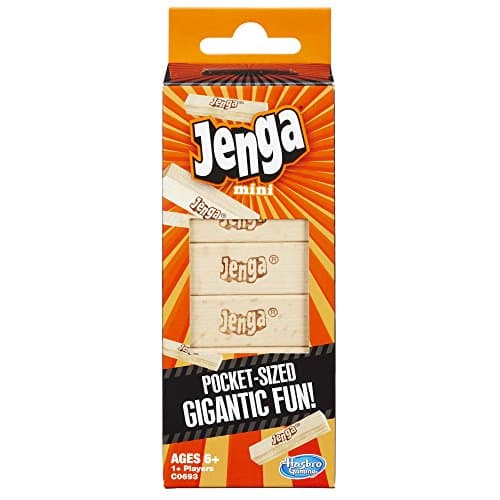 Image of Hasbro Gaming Jenga Mini Game, Brown/a, for Ages 6+ Years