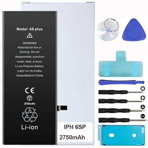 Image of Battery Kit for iPhones Includes Waterproof Sticker, Battery Stickers, MAGNETIC Tools【12 Month Warranty】 (iPhone 6S Plus)