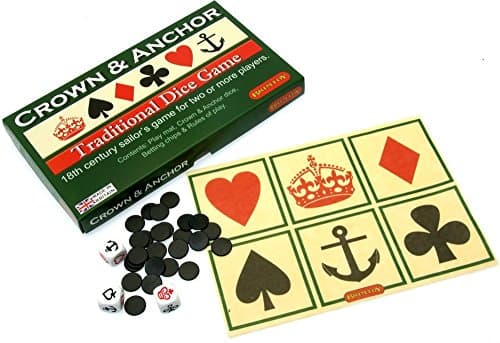 Image of Brimtoy Crown & Anchor Traditional Dice Game - 18th Century Sailors Game