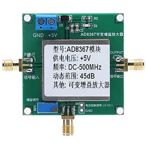 Image of Tissting Variable Gain Amplifier Module P-CB Linear Amplifier Module RF Amplifier Control Industrial Accessories 500MHZ 45dB AD8367 DC 5V