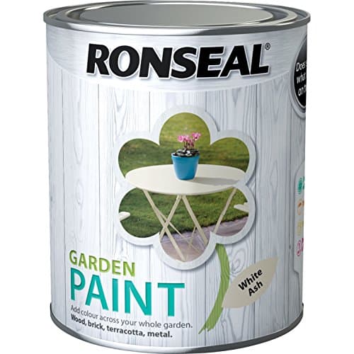 Image of Ronseal General Purpose Garden Paint White Ash 250ml
