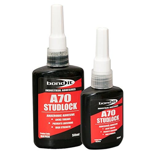 Image of Bond-It A70 Studlock 50ml - Green High strength anaerobic studlocker - locks coarse threads & prevents losening - seals out moisture & prevents corrosion