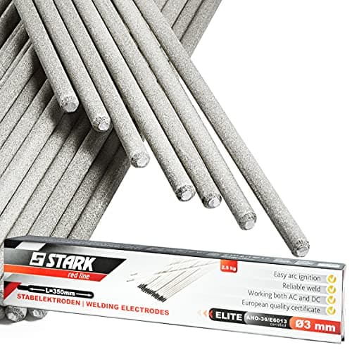 Image of STARK Arc Welding Electrodes 3mm x 350mm – 2.5kg (Approx. 88 pcs) | Universal Stick Electrodes for Mild Steel, Repair, Assembly & Structural Welding | Redline Premium Series