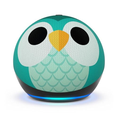 Image of Echo Dot Kids (newest gen) | Wi-Fi and Bluetooth smart speaker | With 1 year of Amazon Kids+ content | Owl, with Alexa+ Early Access
