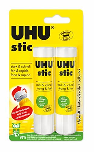 Image of UHU 52190 - 2 Glue Sticks 21g