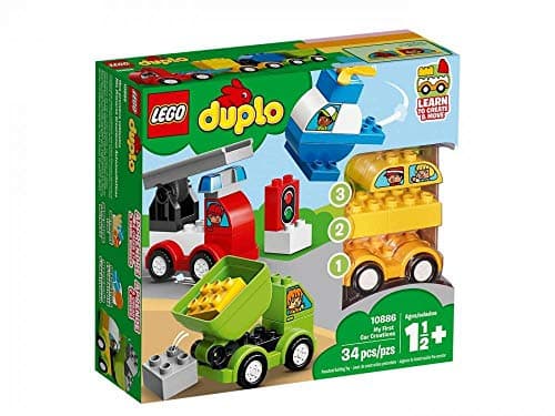 Image of LEGO DUPLO My First Car Creations 10886 Building Blocks, New 2019 (34 Pieces)