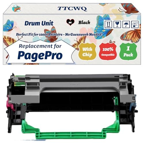 Image of TTCWQ Compatible for Konica Minolta PagePro 1390mf Drum Unit Work for Konica Minolta PagePro 1300 1350 1350e 1350en 1350w 1380mf 1390mf QMS Printers (1 Pack Black)