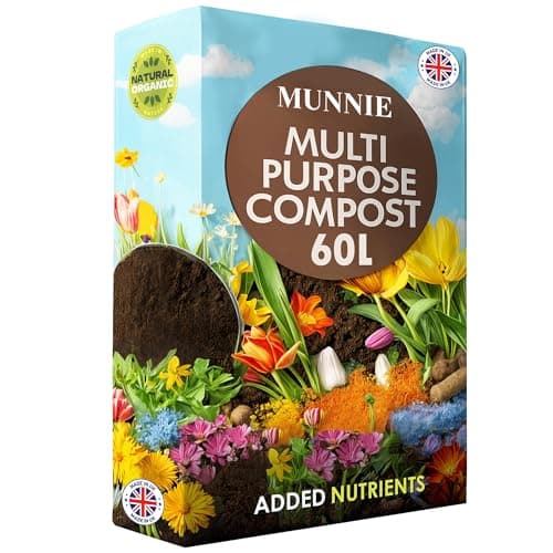 Image of Munnie 60L Multi-Purpose Compost Soil Bag – Eco-Friendly Seed Compost for Outdoor Plants – Nutrient-Rich Potting Mix for Garden, Indoor Use, Houseplants, Pots, and Seed Starting