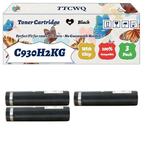 Image of Compatible for Lexmark C930H2KG Toner Cartridge Work for Lexmark C930 Series C935 DN C935 DTN C935 DTTN C935 HDN C935 Printers (3 Pack Black)