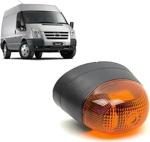 Image of Front Right Side Indicator Repeater Marker Light Lamp Lens FOR FORD TRANSIT MK6 MK7 (2000-2014) YC1513B376AF, 1202148