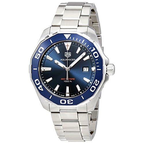 Image of TAG Heuer Men's Aquaracer 43mm Steel Bracelet Quartz Watch WAY101C.BA0746