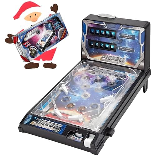 Image of Electronic Arcade Pinball Game with Fun Sounds and Light Effects, Ideal for Children's Christmas and Birthday Gifts