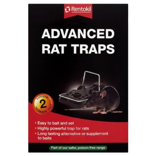 Image of Rentokil Advanced Rat Traps 2 Reuseable Trapsl