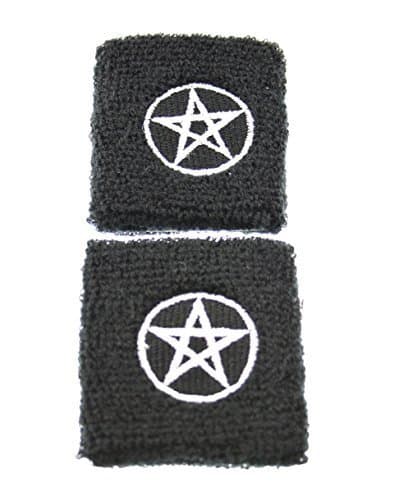 Image of Zac's Alter Ego Pair of Retro, Rockabilly, Gothic, Punk Sweatbands