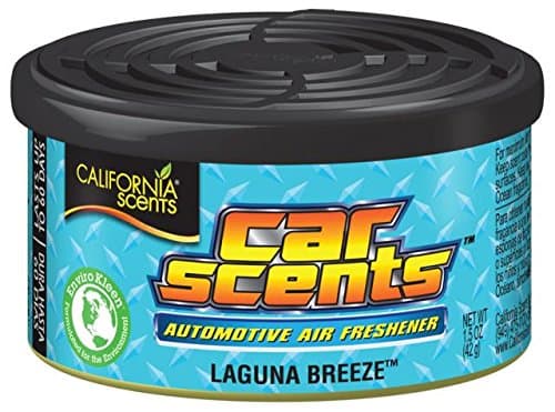 Image of California Scents Car Scents Cool Air Freshner Fragrence Smell , Laguna Breeze , 1.5 Ounce Cans (Pack of 12)