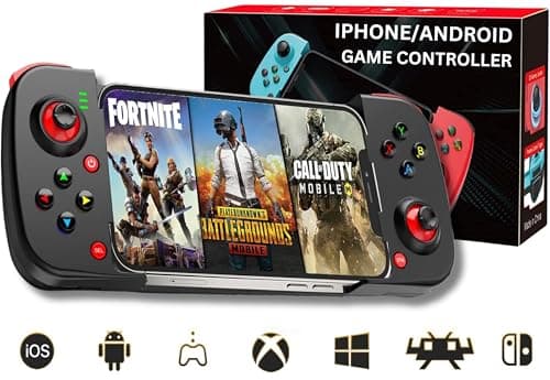 Image of MAJESTECH iPhone/Android Game Controller (NEW 2024) Play COD, Fortnite, Minecraft, Emulator, Xbox, Playstation! Mobile Phone Controller for Gaming, Bluetooth Controller Gamepad iPhone 14 13 12 Samsung