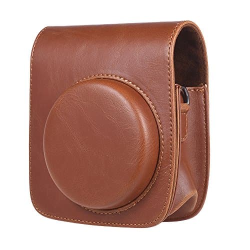 Image of Andoer Weinlese PU-protection camera bag with Strap, for Fujifilm Instax Mini 90 instant film camera