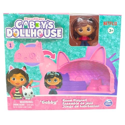 Image of Gabby's Dollhouse Figure & Playset Bundles - (Gabby Room Playset)