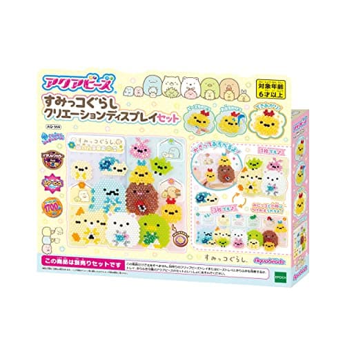 Image of Aquabeads EPOCH Aquabeads Character Bead Set, Sumikko Gurashi Creation Display Set, ST Mark Certified, For Ages 6 and Up, Making Toy That Sticks to Water, Water