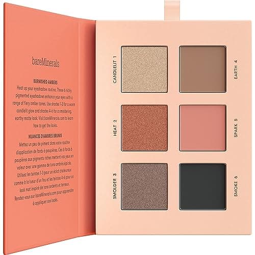 Image of bareMinerals MINERALIST Ultranatural Eyeshadow Palette - Six Richly Pigmented Shades, Ultra-Blendable, Talc-Free, Vegan, Crease-Proof Wear