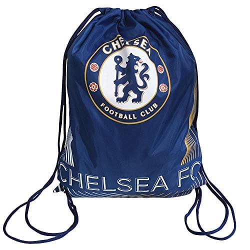 Image of Hy-Pro Officially Licensed Cheslea F.C. Matrix Drawstring Gym Sack Bag | Unisex, Adult, Kids, PE, Gym, Sport, Travel, Holiday