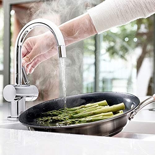 Image of InSinkErator HC3300 Steaming Hot & Filtered Cold Water Chrome Tap ONLY 44320