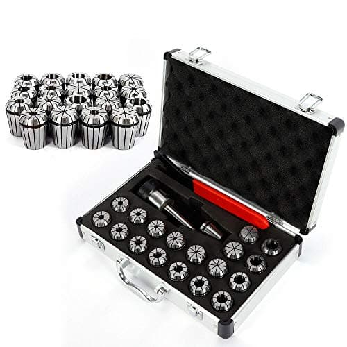 Image of Collet Chuck 21 Pieces Precision Collet MT2 ER32 M10 Spring Collet 1-20 mm Collet Set