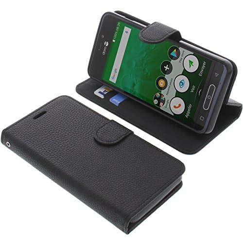 Image of foto-kontor Cover compatible with Doro 8035 book-style black case